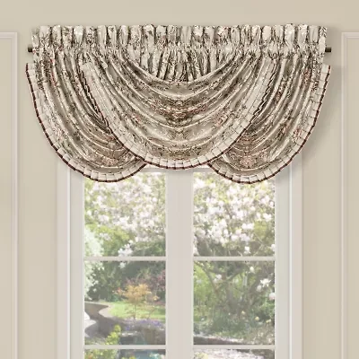 Queen Street Pecora Rod Pocket Waterfall Valance