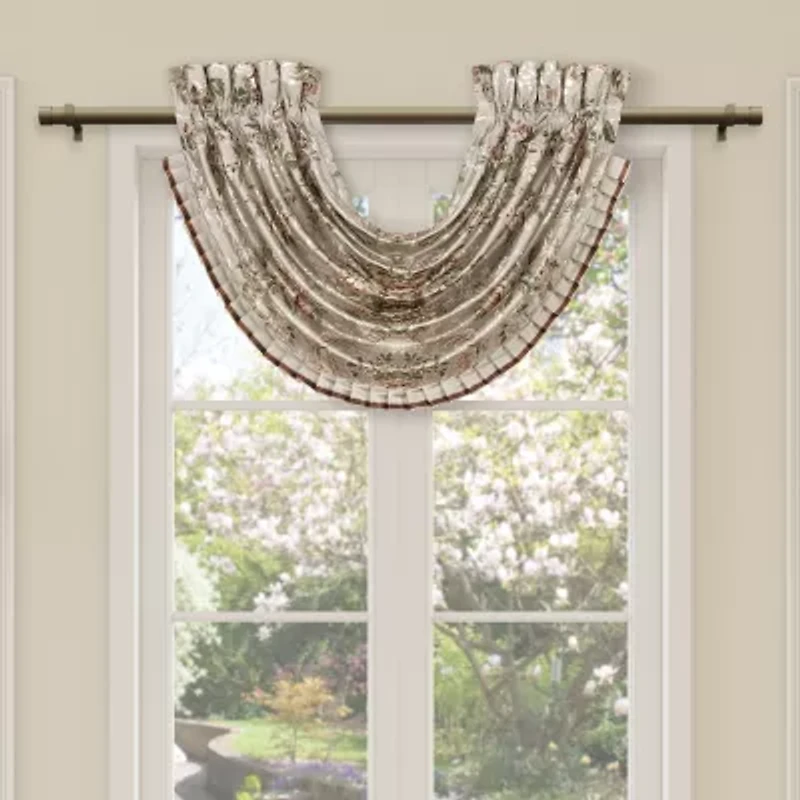 Queen Street Pecora Rod Pocket Waterfall Valance