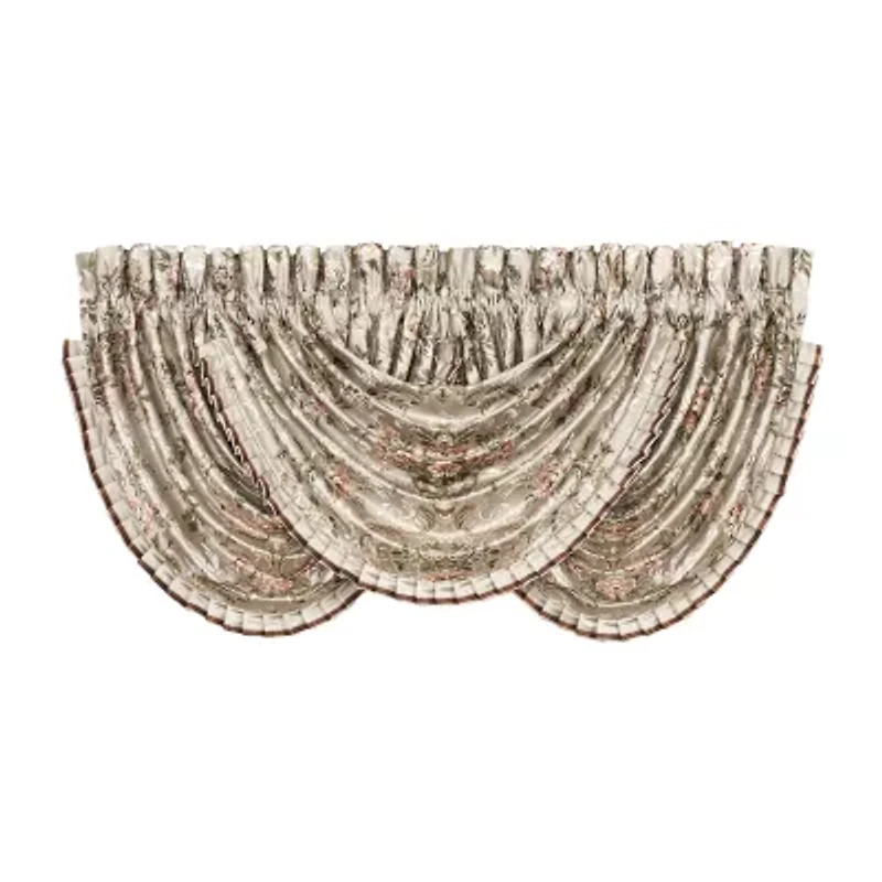 Queen Street Pecora Rod Pocket Waterfall Valance