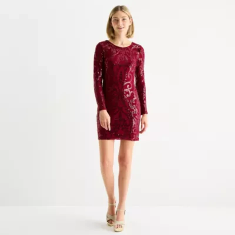 by&by Womens Casual Juniors Bodycon Dress
