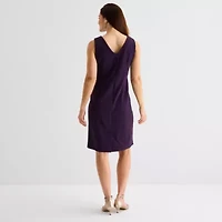 Maya Brooke Womens Lace Pearl Trim Jacket Dress