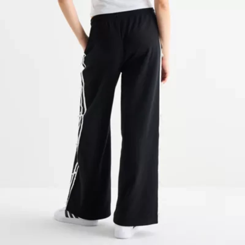 Forever 21 Womens Wide Leg Low Rise Juniors Track Pant