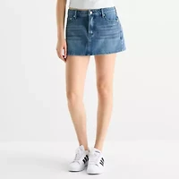 Forever 21 Womens Low Rise Denim Skirt-Juniors