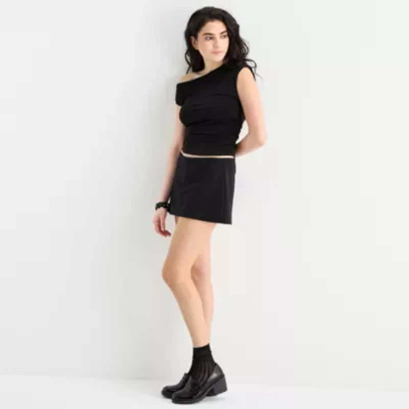 Forever 21 Womens Juniors Mini A-Line Skirt