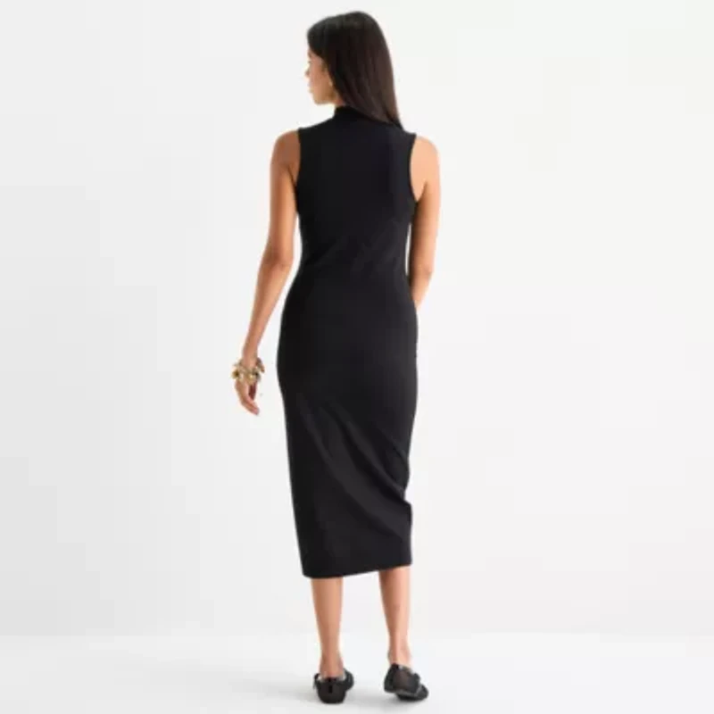 Forever 21 Womens Sleeveless Midi Juniors Slip Dress