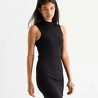 Forever 21 Womens Sleeveless Midi Juniors Slip Dress