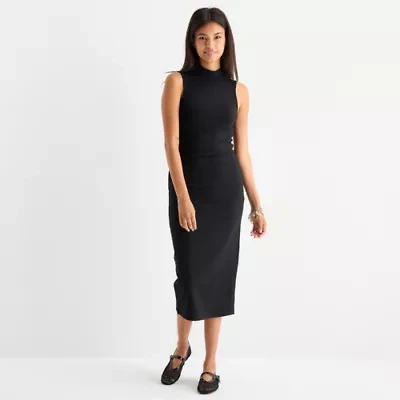 Forever 21 Womens Sleeveless Midi Juniors Slip Dress