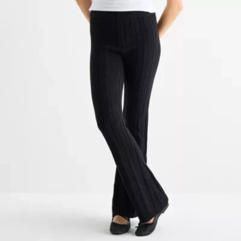 Forever 21 Womens Juniors Flare Pull-On Pant