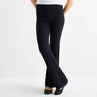 Forever 21 Womens Juniors Flare Pull-On Pant