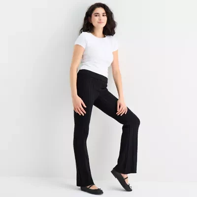 Forever 21 Womens Juniors Flare Pull-On Pant