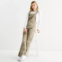 Arizona Sleeveless Womens Overalls-Juniors