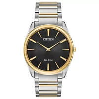 Citizen Stiletto Mens Two Tone Stainless Steel Bracelet Watch Ar3074-54e