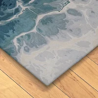 Liora Manne Corsica Water Hand Tufted Wool Area Rug