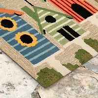 Liora Manne Frontporch Birdhouses Indoor/Outdoor Runner Rug