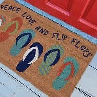 Liora Manne Natura Flip Flops Indoor/Outdoor Mat