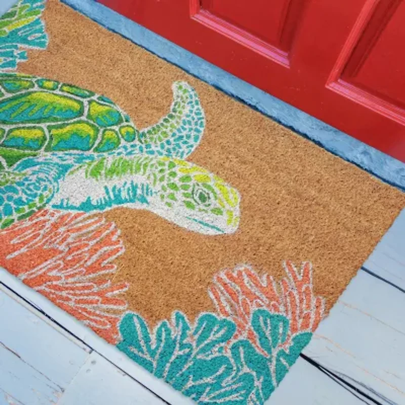 Liora Manne Natura Seaturtle Indoor/Outdoor Mat