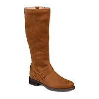 Journee Collection Womens Meg Stacked Heel Over the Knee Boots