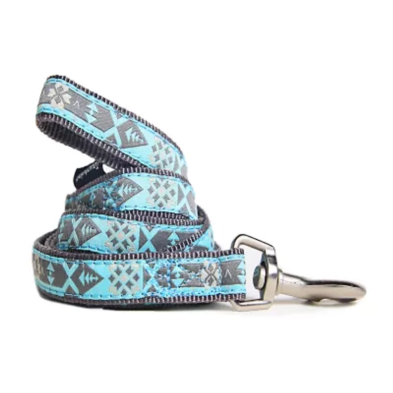 Touchdog Shape Patterned' Tough Stitched Embroidered Collar Dog Leash