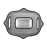 Pet Life Purr-View' See-Through Suction Cup Kitty Lounger Pet Bed