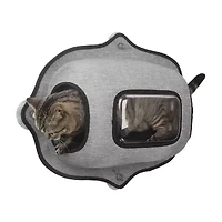 Pet Life Purr-View' See-Through Suction Cup Kitty Lounger Pet Bed