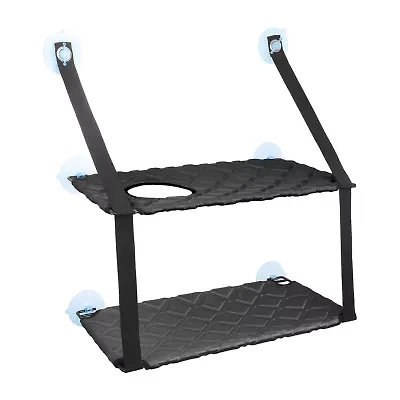 Pet Life Laze Suction Cupped Dual-Leveled Kitty Lounger Pet Bed