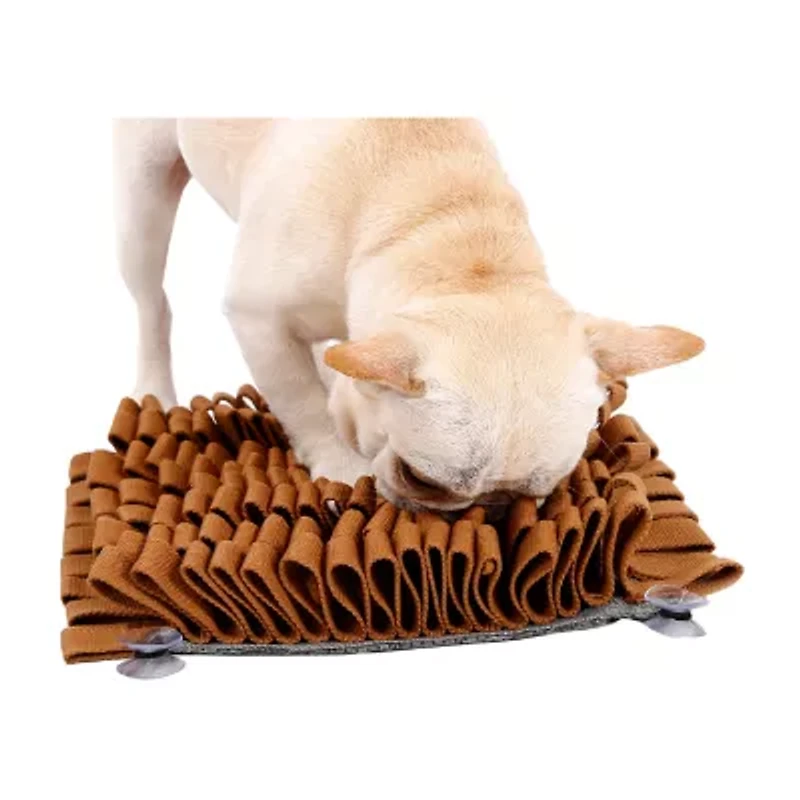 Pet Life Sniffer Grip' Interactive Anti-Skid Suction Snuffle Dog Feeding Mat