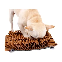 Pet Life Sniffer Grip' Interactive Anti-Skid Suction Snuffle Dog Feeding Mat