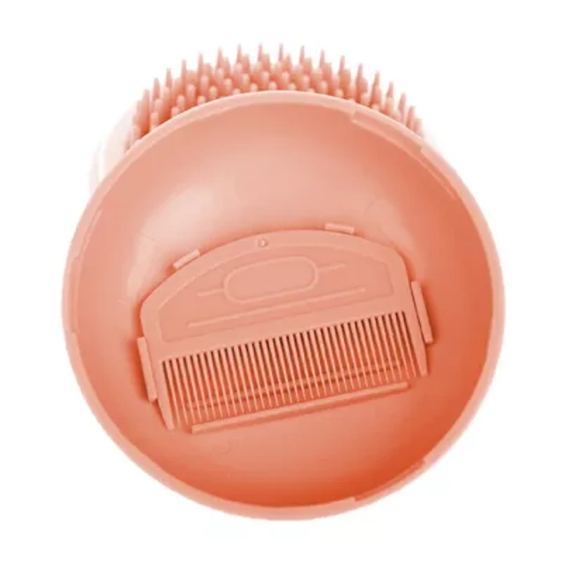 Pet Life Brave 3-In-1 Travel Pocketed Dual Grooming Brush And Comb Dog Comb