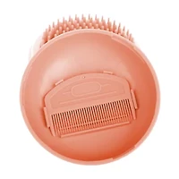 Pet Life Brave 3-In-1 Travel Pocketed Dual Grooming Brush And Comb Dog Comb