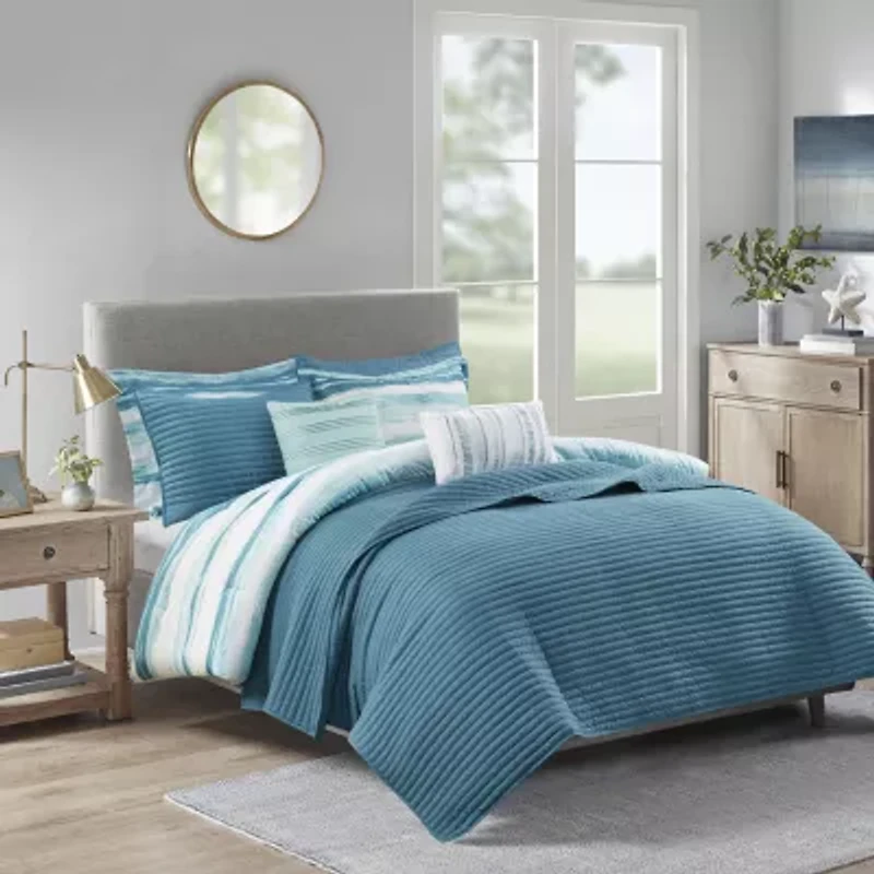 Madison Park Anchorage 8-pc. Comforter and Coverlet Set
