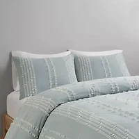 INK+IVY Kara 3 Piece Cotton Jacquard Comforter Set