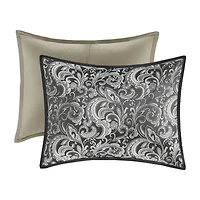 Madison Park Essentials Cadence 24-Pc Complete Bedding Set with Sheets and Window Treatments
