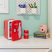 Coca-Cola 4L Portable Cooler/Warmer 12V AC/DC Mini Fridge Polar Bear
