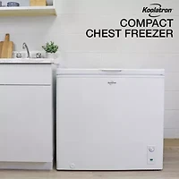 Koolatron Large Chest Freezer 7.0 cu ft (195L) White- Manual Defrost