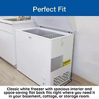 Koolatron Large Chest Freezer 7.0 cu ft (195L) White- Manual Defrost
