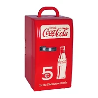 Coca-Cola Retro 18 Can Mini Fridge AC/DC Portable Cooler 22L (23 qt)