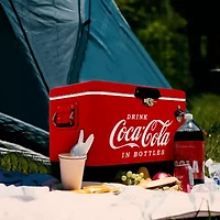 Coca-Cola Ice Chest Cooler with Bottle Opener- 51L (54 qt)- 85 Cans