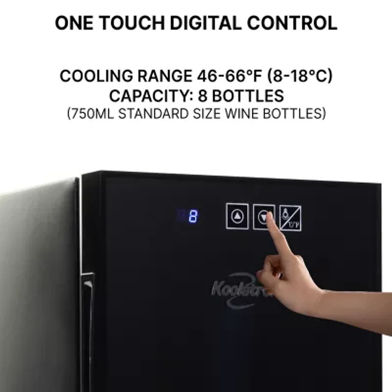 Koolatron Urban Series Bottle Wine Cooler Freestanding Wine Fridge