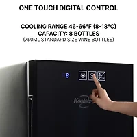 Koolatron Urban Series Bottle Wine Cooler Freestanding Wine Fridge