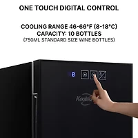 Koolatron Urban Series 10 Bottle Wine Cooler Freestanding Wine Fridge