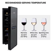 Koolatron Bottle Dual Zone Wine Cooler Freestanding Wine Fridge