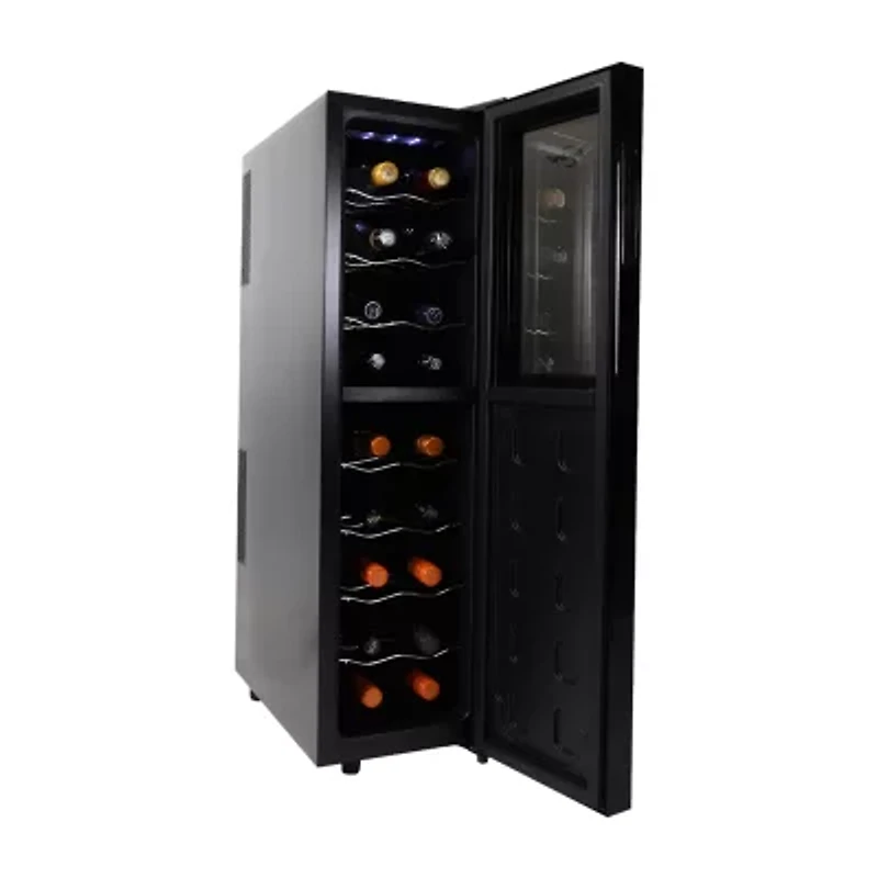 Koolatron 18 Bottle Dual Zone Wine Cooler Freestanding Wine Fridge