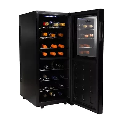 Koolatron 24 Bottle Dual Zone Wine Cooler Freestanding Wine Fridge
