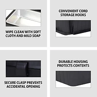 Koolatron 12V Classic Black Heating Lunch Box Stove 1.6 Qt (1.5 L)