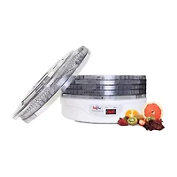 Total Chef Countertop Food Dehydrator- 5 Tray Dryer for Fruit- Jerky