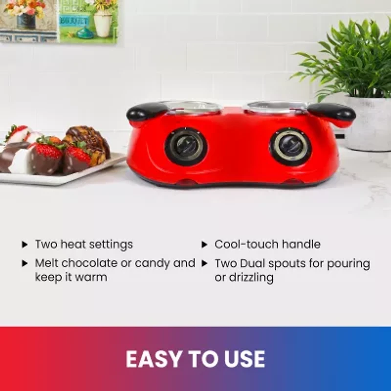 Total Chef Deluxe Chocolatiere Dual Chocolate Melter