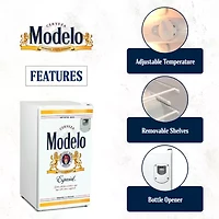 Modelo Compact Fridge with Bottle Opener- 90 L/ 95 Qt 3.2 Cu Ft