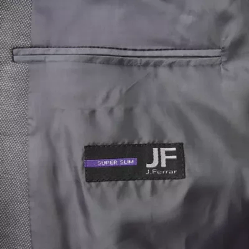 J. Ferrar Mens Knit Stretch Fabric Super Slim Fit Sport Coat