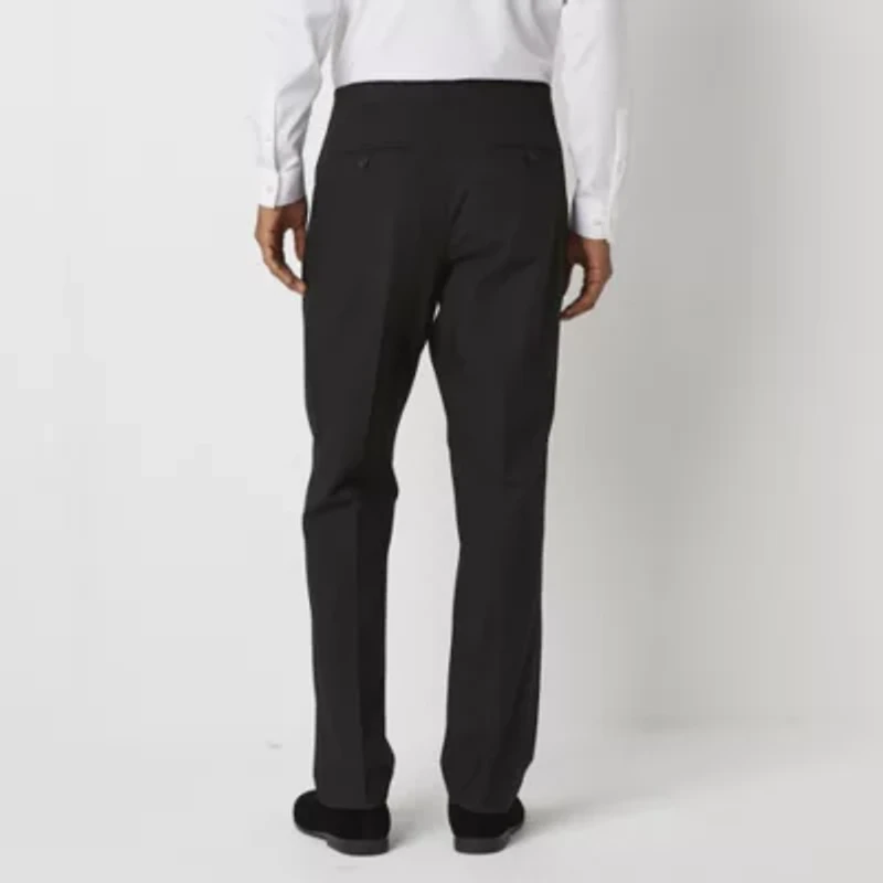 J. Ferrar Ultra Comfort Mens Stretch Fabric Classic Fit Tuxedo Pant