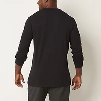 Shaquille O'Neal XLG Drop Needle Mens Crew Neck Long Sleeve Big and Tall T-Shirt